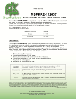 MBPKRE-112037 Aditivo antifibrillante para