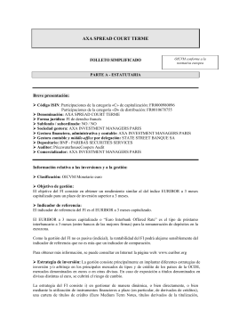 AXA SPREAD COURT TERME