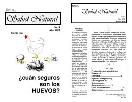 Salud Natural - Cuan seguros son los huevos? - Loud