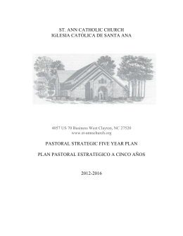 Pastoral Plan Word Document Spanish