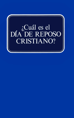 ¿Cuál es el día de reposo cristiano?