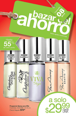 Avon Folleto Bazar de Ahorro Campa&ntilde;a 8/2015 PDF