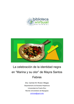 La celebración de la identidad negra en “Marina y su olor” de Mayra