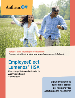 EmployeeElect Lumenos® HSA