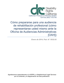 audiencia - Disability Rights California
