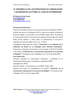 Estrategias de comunicacion e imagen