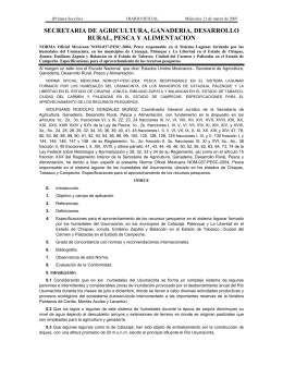 NOM-037-PESC-2004, Pesca responsable en el