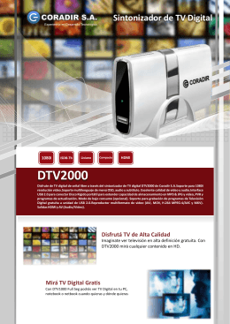 DTV2000 - Coradir SA