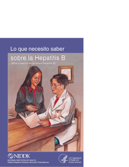 What I need to know about Hepatitis B (Spanish)
