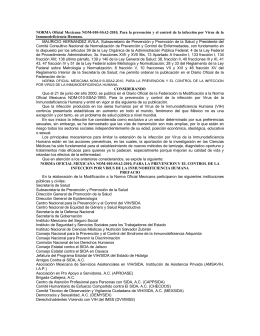 NORMA Oficial Mexicana NOM-010
