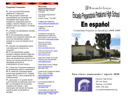 PHS. Agrupacion folleto Espanol. 2008