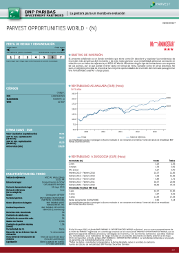 PARVEST OPPORTUNITIES WORLD - (N)