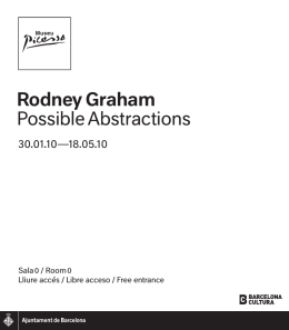 Rodney Graham Possible Abstractions