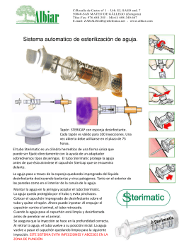 Sistema automatico de esterilización de aguja.