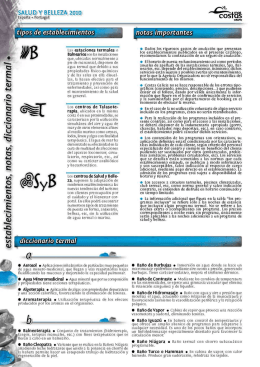 ) Las estaciones termales o