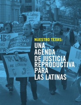 lea la agenda - Nuestro Texas