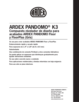 ARDEX PANDOMO® K3