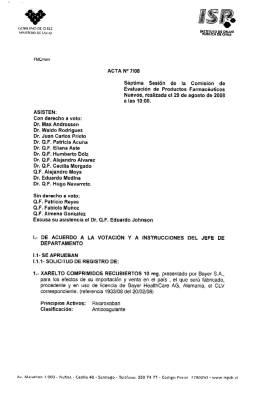 CE7 290808 - Instituto de Salud Pública de Chile