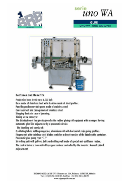 Etiquetadoras wet glue