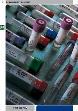 3. HEMATOLOGÍA Y BIOQUÍMICA