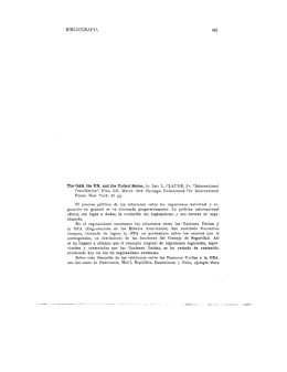 The GAS, the UN, and the United States, by Inis L. CLAUDE, Jr