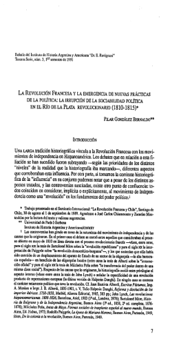 La Revolución Francesa y la emergencia de nuevas prácticas de la