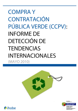 Informe de Detección de Tendencias Internacionales sobre Compra