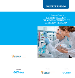 PDF 496 Kb - SEFAP - Sociedad Española de Farmacéuticos de
