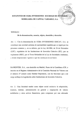 1 - Bolsas y Mercados Españoles