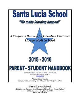 A California Business for Education Excellence Honor Roll School