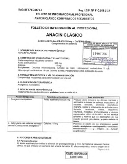 Anacin clásico comprimidos recubiertos