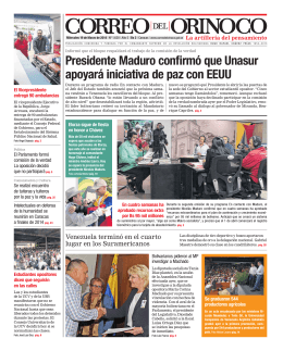 s - Correo del Orinoco