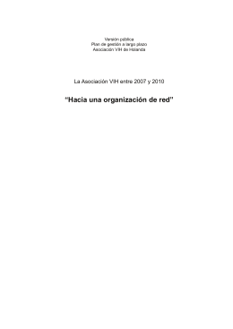 “Hacia una organización de red”