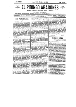 Año XXXII Jaca tt de Octubre de 1913 NÚI. 1.593