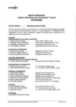 comité provincial de seguridad y salud