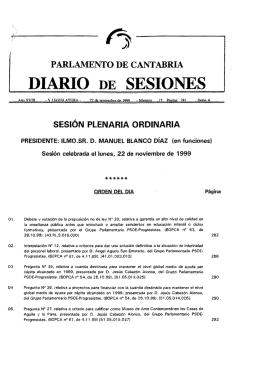 Sumario en PDF - Parlamento de Cantabria