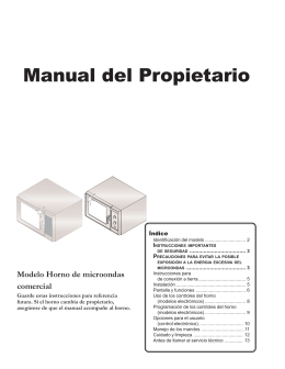 Manual del Propietario - mbm