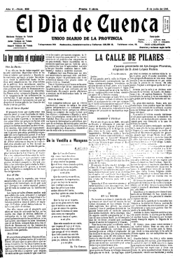 Page 1 Ano V.~Húm. 292 lldelonso Velasco de Toledo DIRECTOR