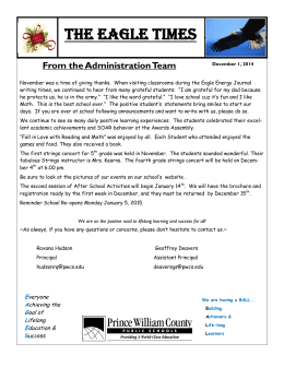 THE EAGLE TIMES - Belmont Elementary School