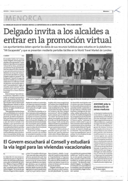 Delgado invita a los`alcaldes a