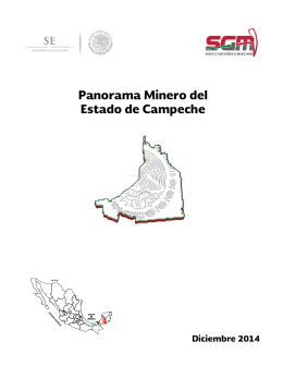 Panorama Minero del Estado de Campeche