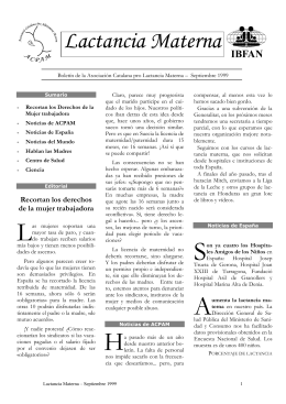 Boletín ACPAM septiembre 1999