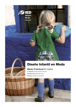 Master en Diseño Textil y de Superficies
