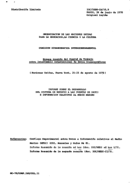 Informe sobre el desarrollo del sistema de reenvío a las fuentes de