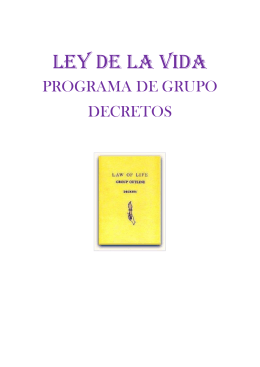 Ley de la Vida - Terapias alternativas y naturales