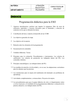 PROGRAMACIÓN DIDÁCTICA ATU 2011-12