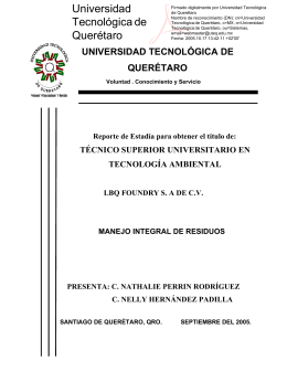 UNIVERSIDAD TECNOLÓGICA DE QUERÉTARO