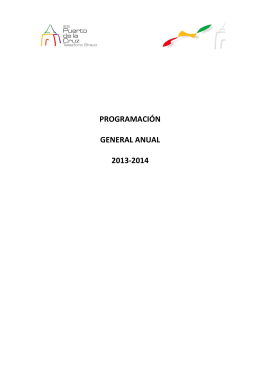 programación general anual 2013-2014