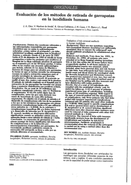 ORIGINALES Evaluacién de los métodos de