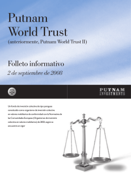 Putnam World Trust - Putnam Investments